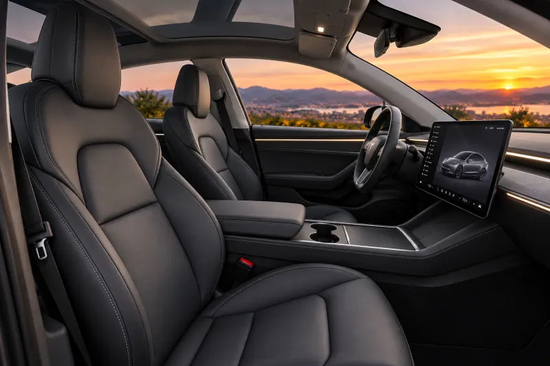 Model 3 interior